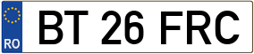 Truck License Plate